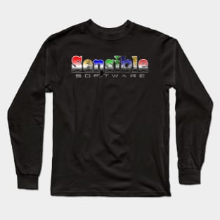 Retro Computer Games Sensible Software Vintage Long Sleeve T-Shirt